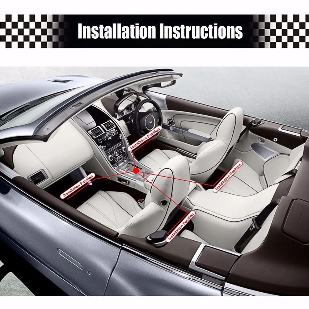Car APP Управление подкладке неоновая лампа для Chevrolet Cruze Aveo Captiva Lacetti Mazda 3 6 2 CX 5 Mitsubishi