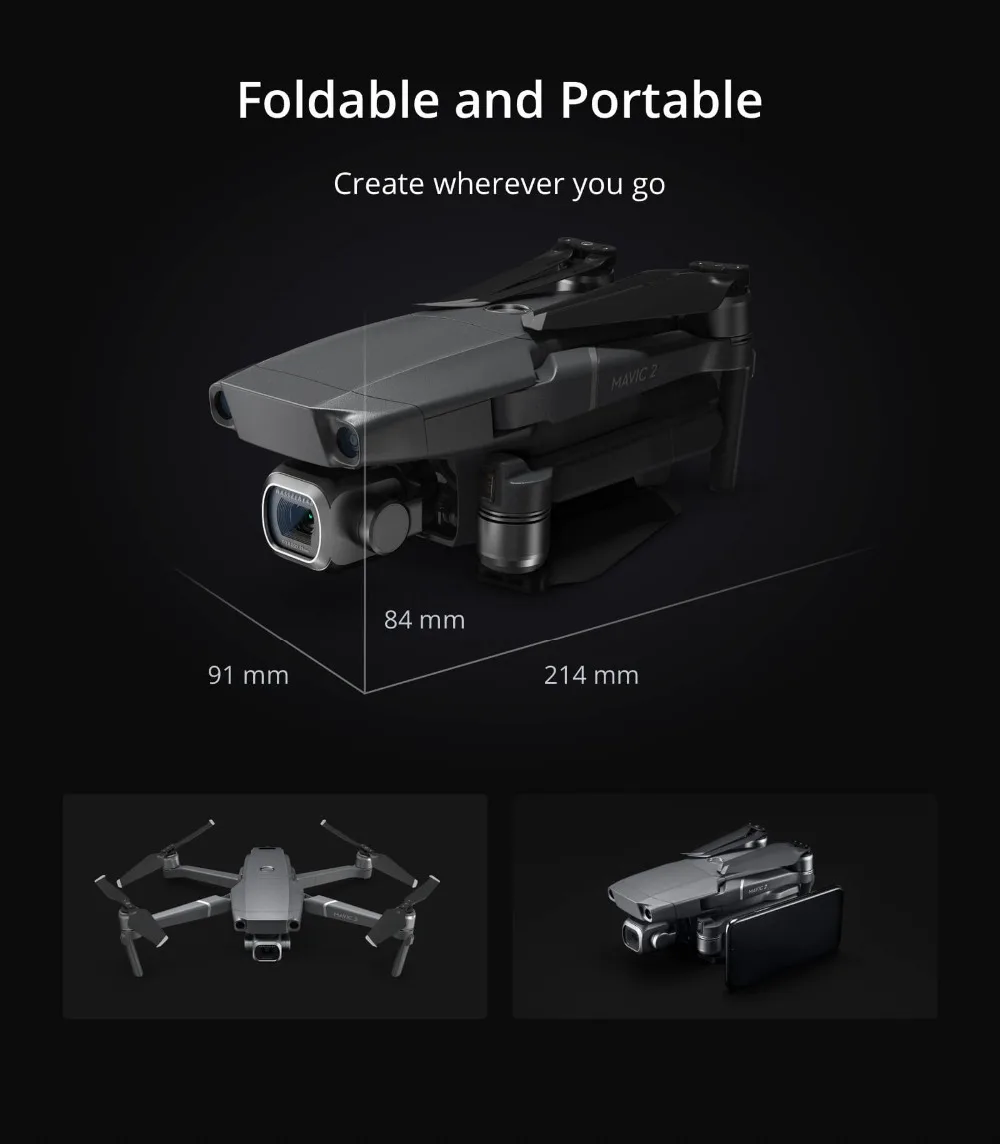 DJI Mavic 2 Pro/Mavic 2 Zoom с интеллектуальным контроллером DJI
