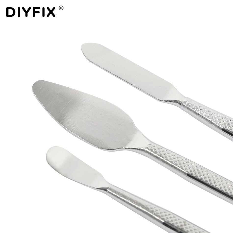 DIYFIX 3 в 1 металлический Spudger Набор для iPhone iPad iPod ноутбука бренд prying Opening инструмент для ремонта мобильных телефонов набор ручных инструментов наборы