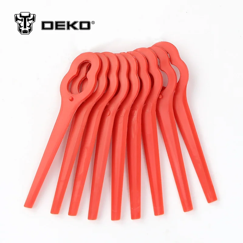 DEKO 100 Шт Качели пластиковые подвески с лезвиями для DKGT06 20V литиевая 1500mAh