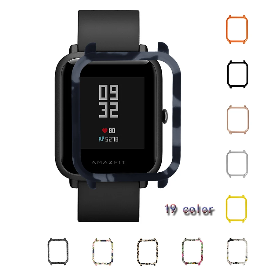 Защитный чехол умных часов чехол для Xiaomi Amazfit Bip тонкий ПК Бампер Защитный чехол оболочка Xiaomi Amazfit Bip аксессуары