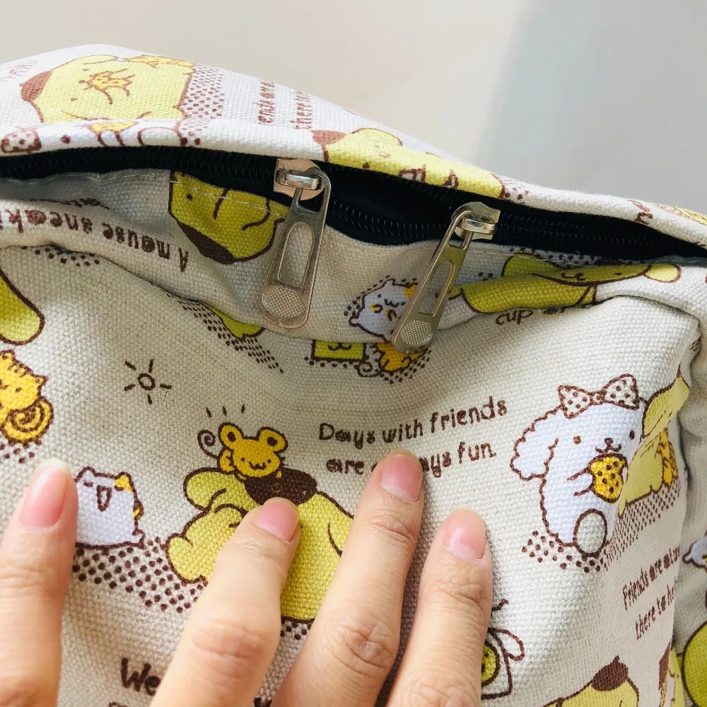 40 см японский аниме Sanrio My Melody пудинг Cinnamoroll Собака Котенок Мягкая холщовая плюшевая Сумка Kitty
