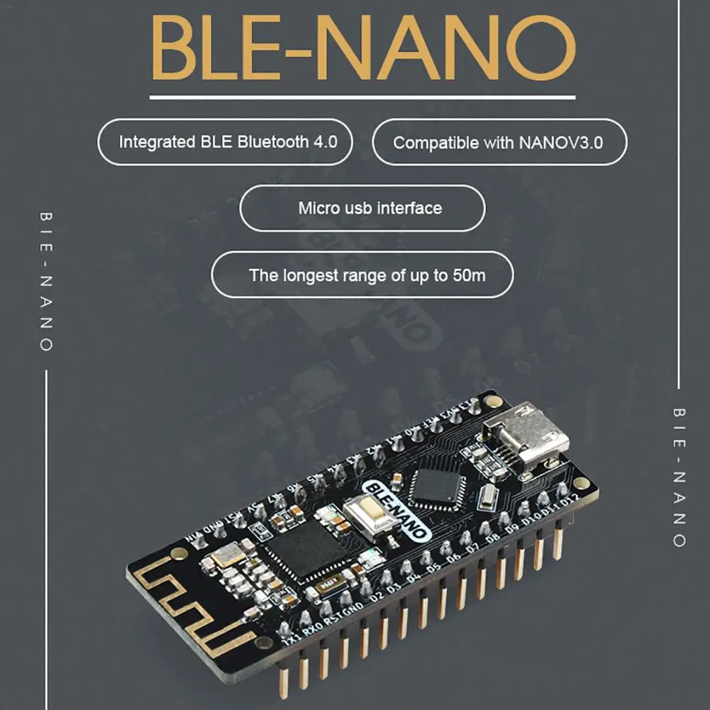 Для BLE Bluetooth 4 0 + NANO V3.0 = Nano материнская плата совместима с для Arduino интегрированная