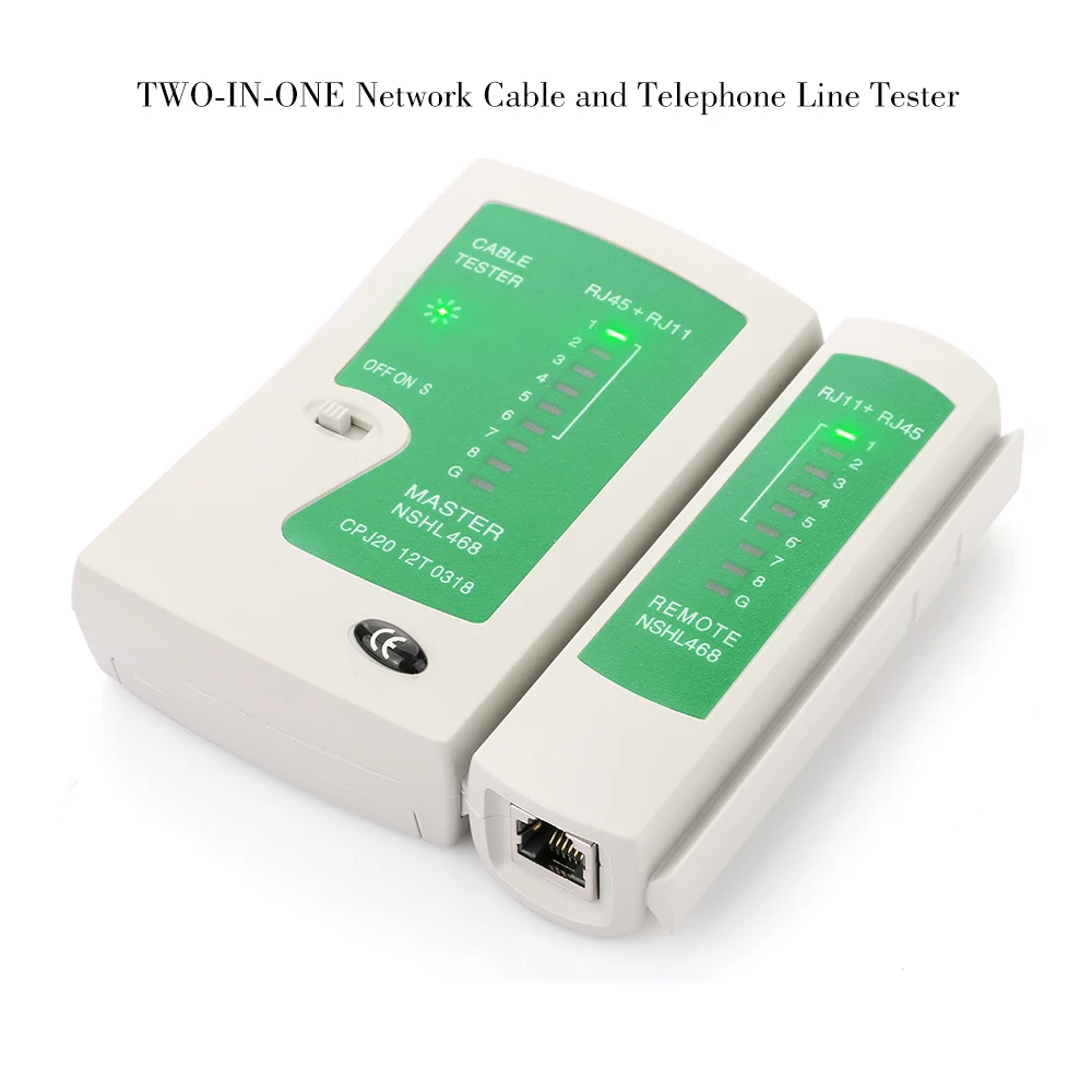 Dbdbpower сети Ethernet-кабель тестер RJ45 комплект Кримпер обжимной инструмент монтажным