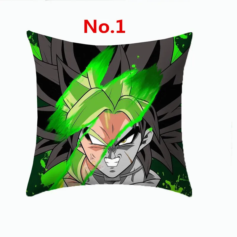 1 Модный DBZ наволочка 45*45 наволочки для подушек ручная роспись принт диван из полиэстера автомобиль Dragon Ball Z наволочка для подушек домашний дропшиппинг - Цвет: 1
