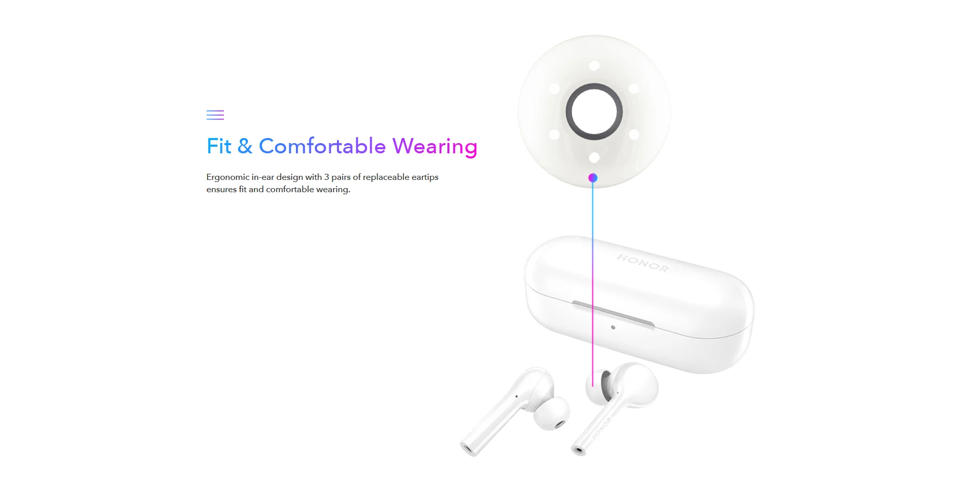 HUAWEI HONOR FlyPods Lite настоящая беспроводная Bluetooth гарнитура Премиум ID дизайн с эффектом погружения HD Голосовая Повседневная водостойкая IP54