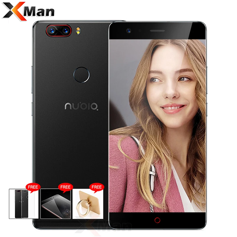 Оригинальный Нубия Z17 4G без полей 23MP двойной мобильный телефон с камерами 5 дюймов