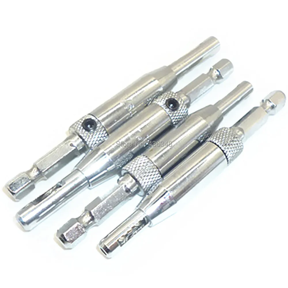 4 шт. дверная оконная петля самоцентрирующая дрель сверло из быстрорежущей стали