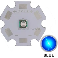 10pcslot cree xlamp xp e xpe blue color 470nm 475nm 3w high power led emitter diode on 8mm 12mm 14mm 16mm 20mm pcb heatsink