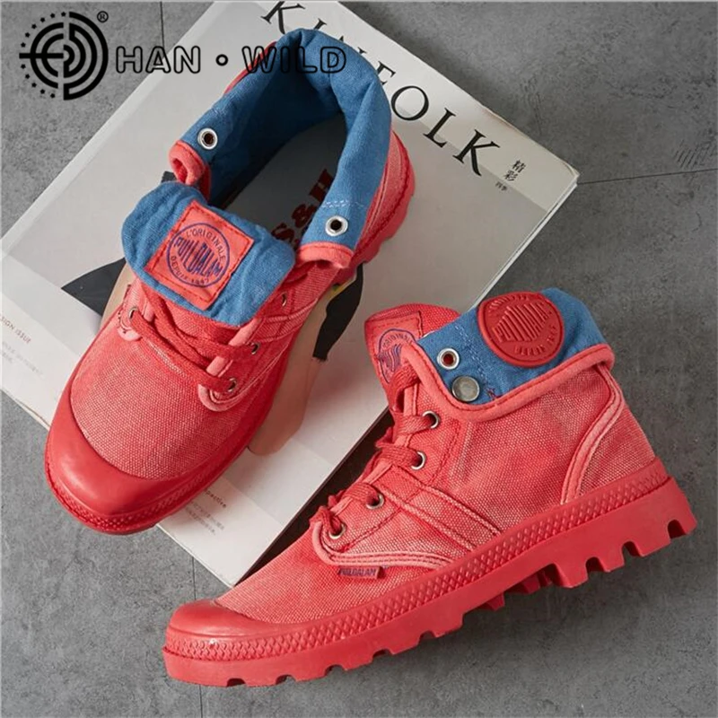 Ботильоны женские холщовые военные ботинки для пустыни обувь улицы армейские