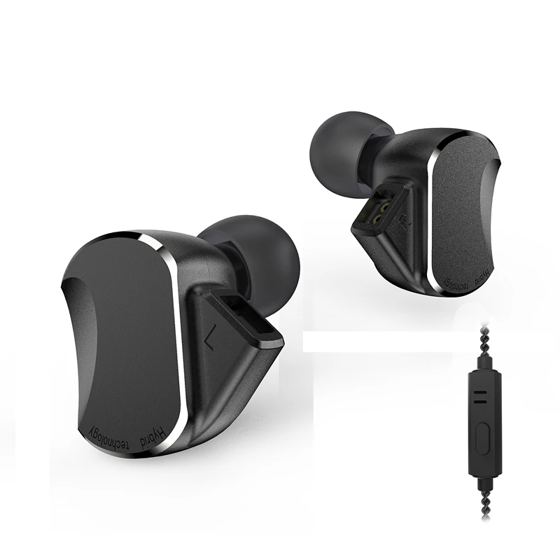 AK BQEYZ BQ3 3BA+ 2DD гибридные наушники-вкладыши HIFI Bass DJ Monito спортивные наушники для бега наушники с микрофоном - Цвет: balck with mic