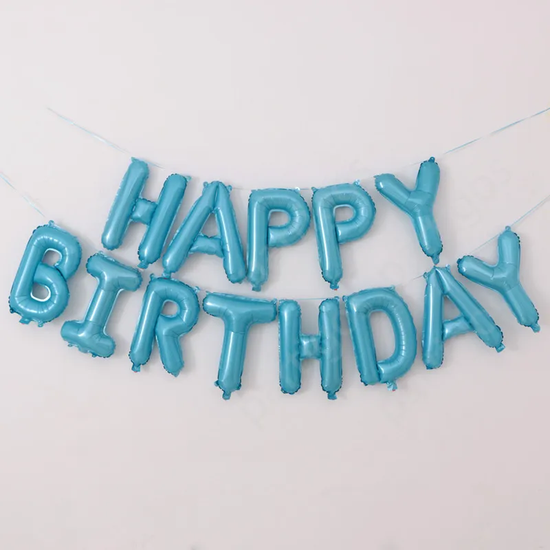 FELIZ cumpleaños надувные буквы Фольга Испания Happy birthday Алфавит шар День рождения украшения детский душ шарики