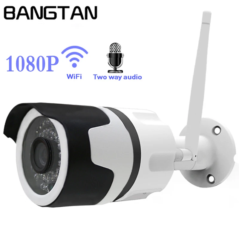 Wi Fi Открытый IP Камера 1080 P Водонепроницаемый 2.0MP Беспроводной безопасности