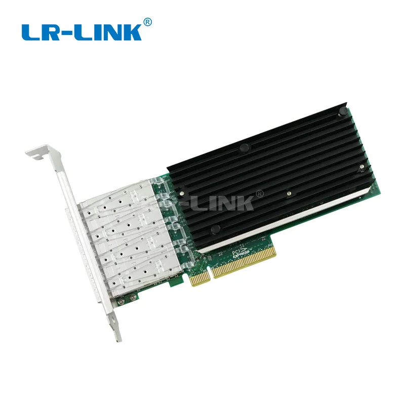 LR-LINK 9804BF-4SFP + четырехпортовый 10 Гб ethernet адаптер PCI Express Оптическое волокно сетевой