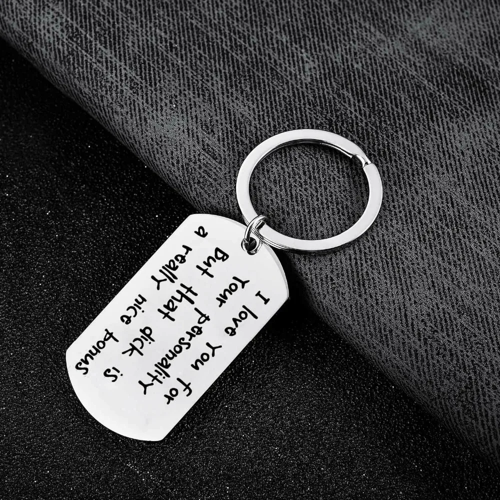 Engraved Lover Couple Gift For Husband Boyfriend Girlfriend Women Men Keyring Key Ring Keychain Valentines Day | Украшения и