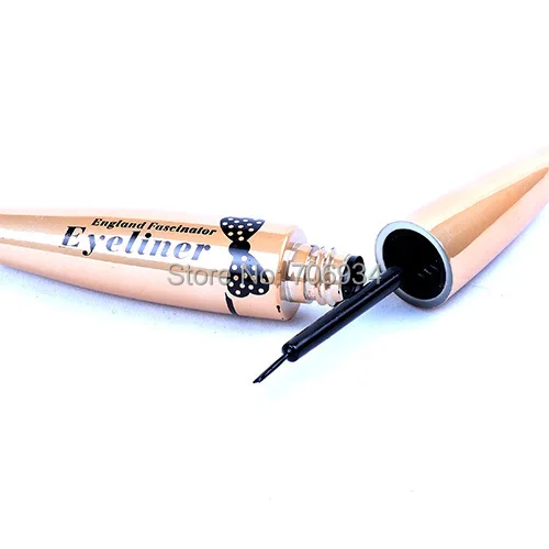 Подводка для глаз макияжа 2 шт. черная жидкая подводка водостойкая сияющая