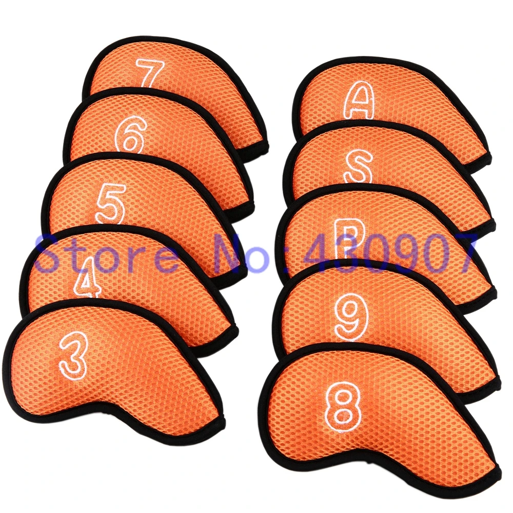 10 шт. металлические Чехлы для гольфа 3 9 P A S|iron cover|golf covergolf cover iron |