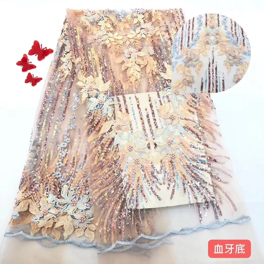

French Net Laces Fabrics High Quality Tulle African Laces Fabric For Wedding Nigerian Tulle Lace Material JIAJUN296