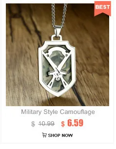 Нержавеющая сталь синий CZ Accent США камуфляж Dog Tag кулон ожерелье для мужчин абстрактный солдат военный причудливый камуфляж ювелирные изделия 24IN