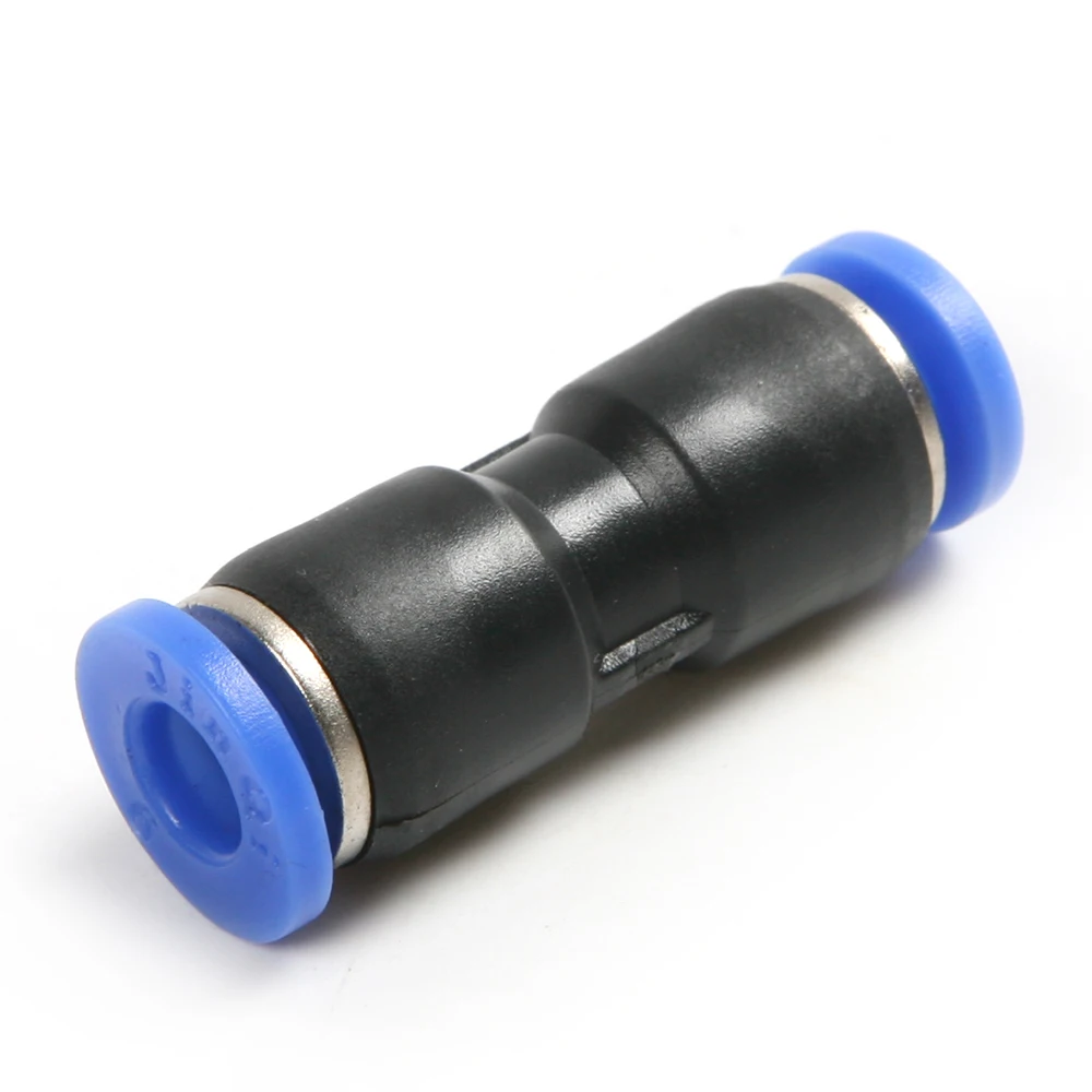 10 шт 6 мм до равный прямой нажимной в пневматической трубке штуцер Разъемы с одним