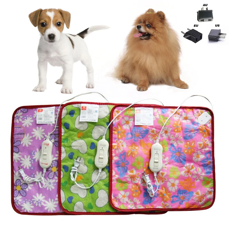 Хит продаж красочный Электрический коврик для питомцев котят 220 В 18 Вт с