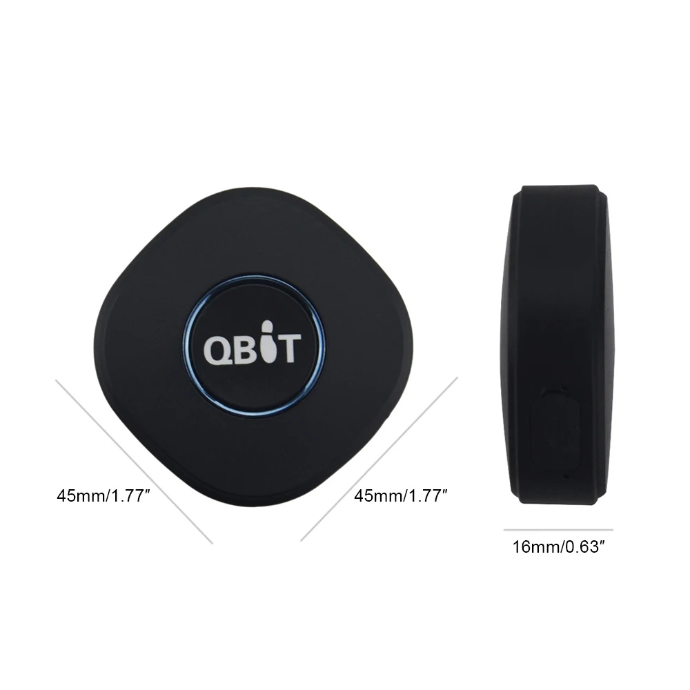 Портативный мини трекер Qbit Q1 GSM GPRS GPS SOS WIFI позиционирование звуковая сигнализация