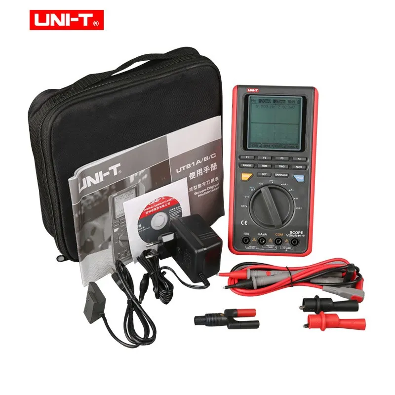 Цифровой мультиметр UNI T UT81C/UT81B мини осциллограф входной диод измеритель частоты