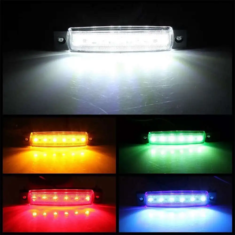 Автомобильный Внешнее освещение постоянного тока светодиодный 12V 24V 6 SMD авто шины