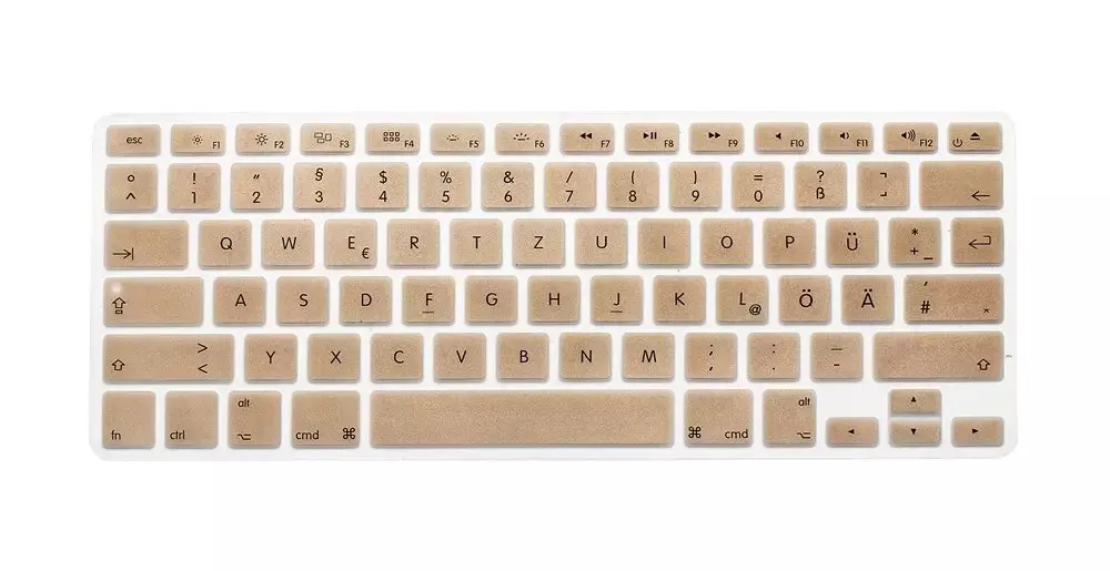 Американская раскладка немецких букв, защита клавиатуры для Macbook Air Pro retina 1" 15" 1", чехлы для ноутбуков Mac book 13 15 QWERTZ