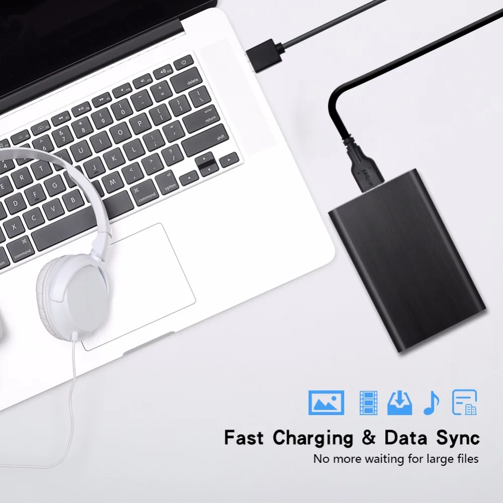 Micro USB 3 0 кабель KUYiA A к B супер скорость синхронизации данных Шнур для Toshiba Canvio WD