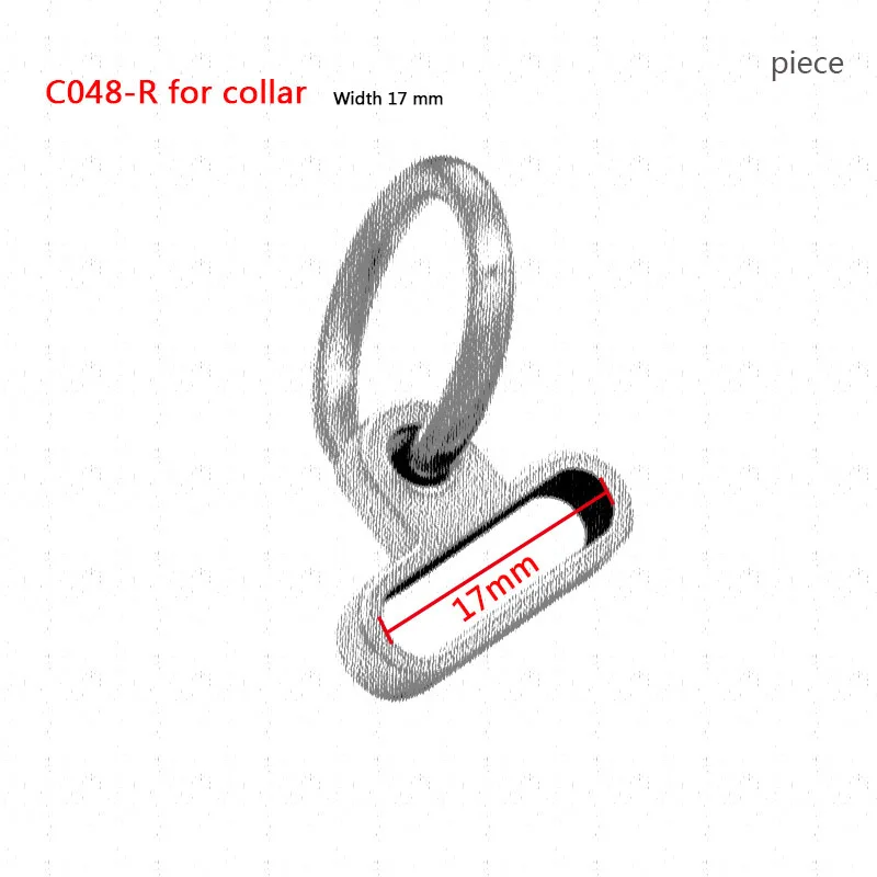 C048-R for collar Acechannel манжеты удалить кольцо из нержавеющей стали запасные части съемное уплотнительное кольцо для блокировки воротник манжеты запястья и лодыжки манжеты кольца - Цвет: C048-R for collar
