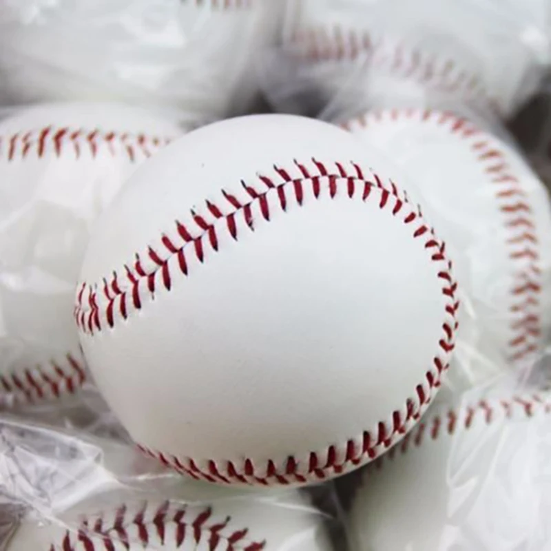 

10 inches 9" Handmade Baseballs PVC Upper Rubber Inner Soft Baseball Balls Softball Ball Training Exercise Baseball Balls