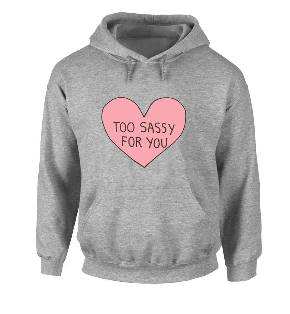 Новинка популярный розовый свитшот с надписью Love Too Sassy для вас дизайнерская