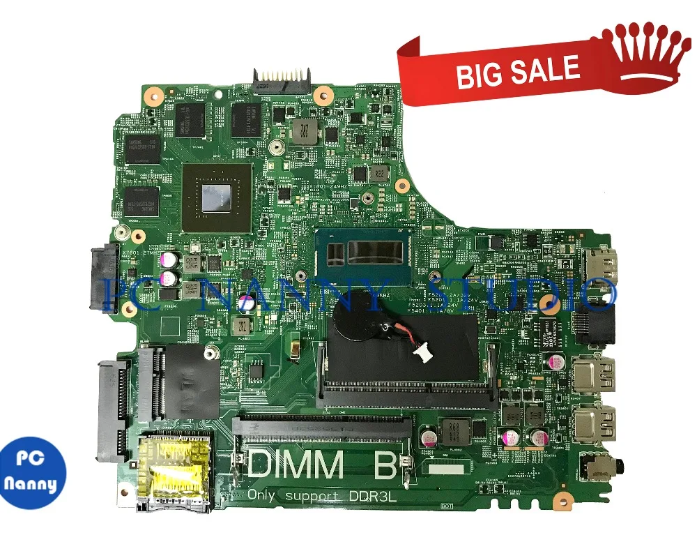 

PCNANNY 1C6NT 01C6NT для Dell Inspiron 14R 3437 5437 материнская плата для ноутбука i7-4500U GT750M DDR3L протестирована