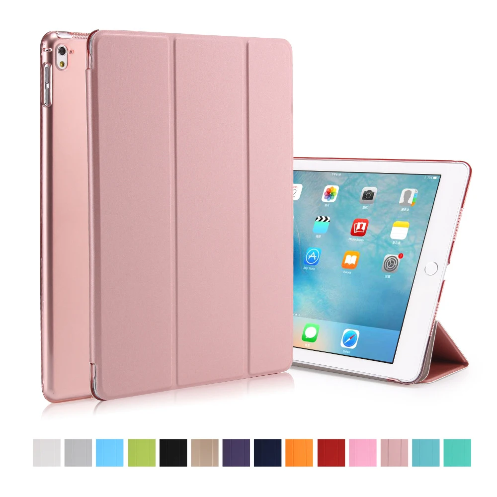 Складной чехол для iPad Pro 10 5 2017 2018 A1822 A1823 A1893 кожаный прозрачный умный подставка из