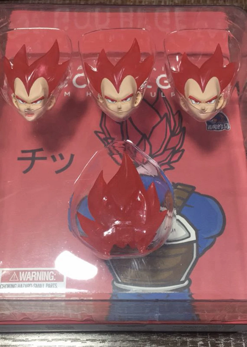 Dragon Ball Z костюм для СВЧ SSJ красный Бог Вегета аксессуары Demoniaca Fit фигурку Коллекция
