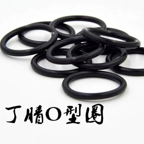 

30pcs 1.5mm wire diameter black silicone O-ring 4.4mm-8mm OD waterproof insulation rubber band Oil and abrasion resis