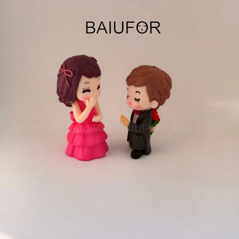 Миниатюрные фигурки для влюбленных пар BAIUFOR садовые миниатюрные террариума