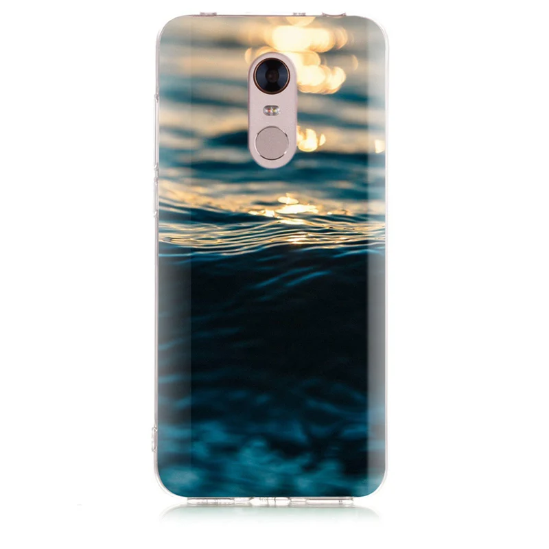 Coque For Xiaomi Redmi 4X Note 3 Mi A1 4 Pro 4A 5 6 6pro 5A 6A Soft TPU Silicone Leaf Painted Case D015 |