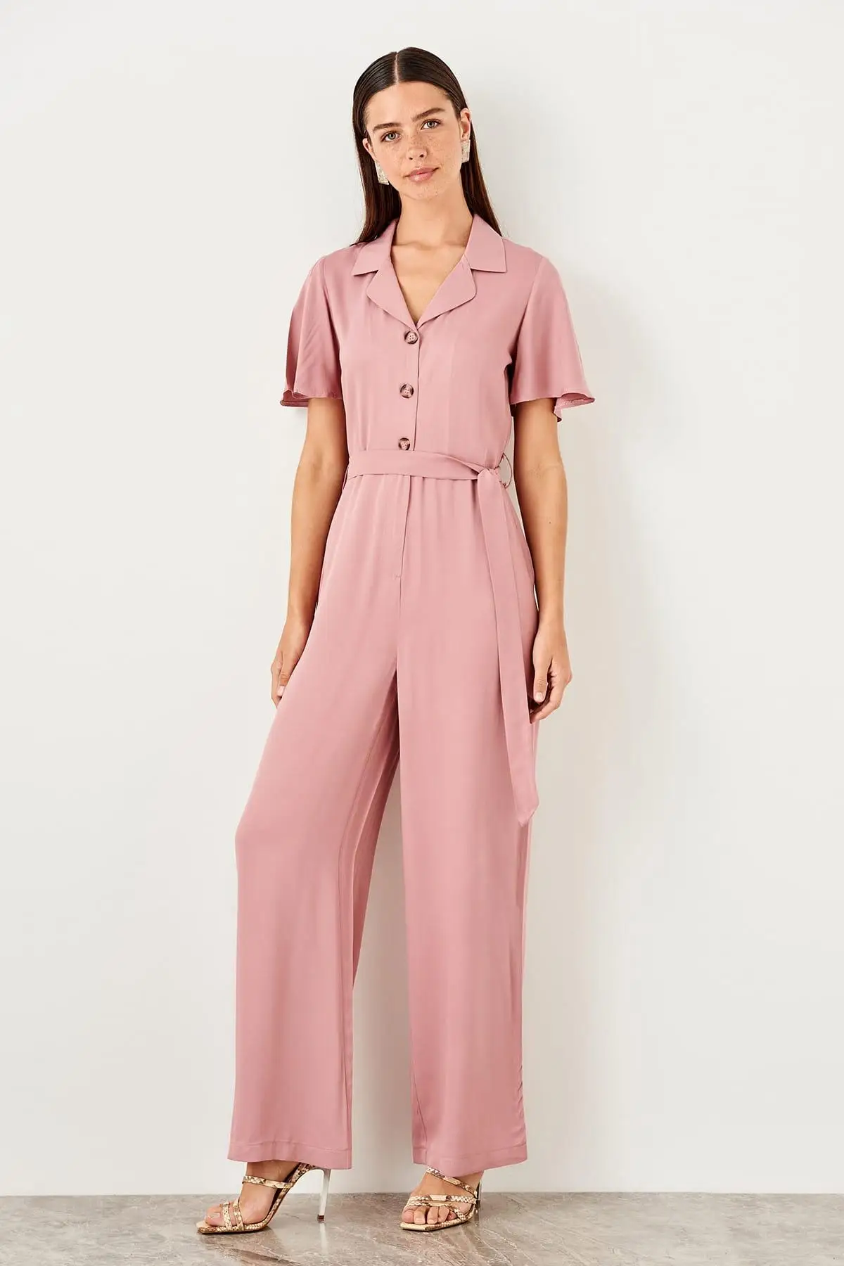 Trendyol цветной розовый кружевной комбинезон TWOSS19ST0133| |