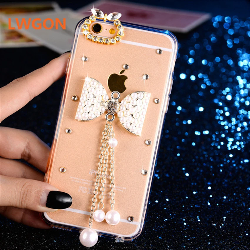 Корпус для OPPO R9 плюс R9s R11 R11s Роскошные шику Даймонд Прозрачная крышка чехол R15 Pro R17