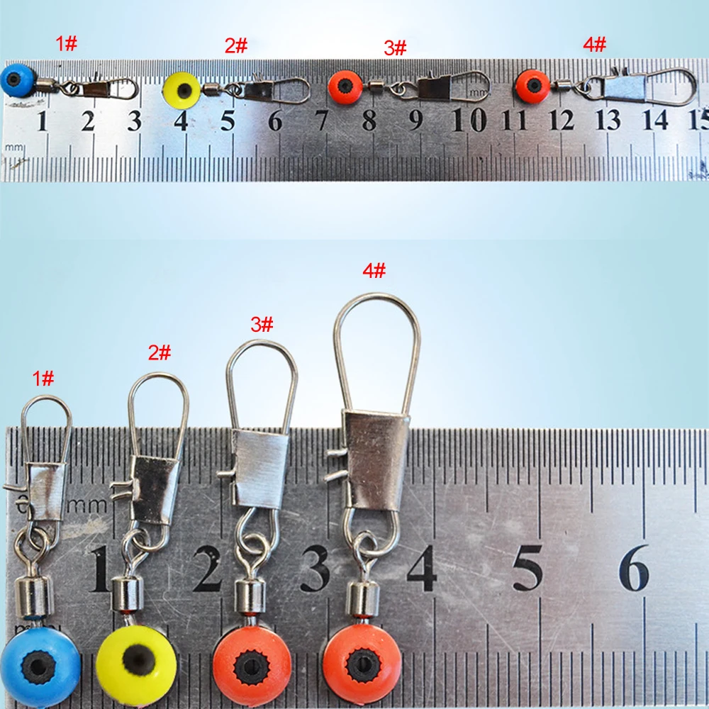 10 шт./лот рыболовный поплавок бобы рыболовные Вертлюги соединитель крючка