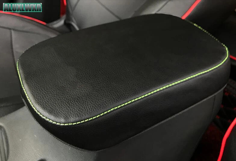 Для hyundai KONA KAUAI автомобильный кожаный центральный подлокотник консоль коробка подушка-накладка опорная коробка подкладка защитный чехол
