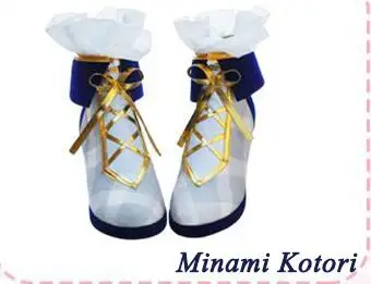 Minami Kotori ROLECOS/Обувь для костюмированной вечеринки в стиле аниме «Love Live»; обувь для костюмированной вечеринки с цветочным букетом; обувь для костюмированной вечеринки - Цвет: Minami Kotori