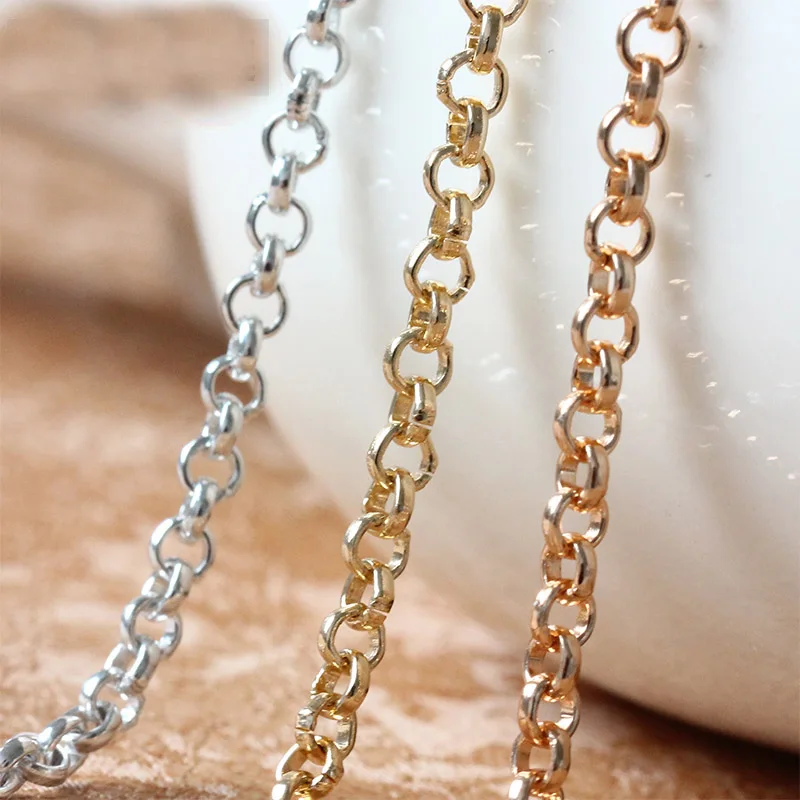 Металлическая звеньевая цепная петля 1 метр звено звенья аксессуары браслет