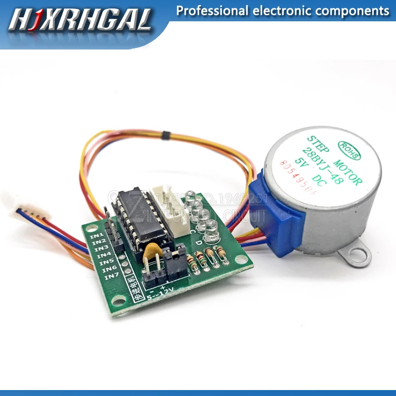 1pcs 5V 4-Phase Stepper Step Motor + Driver Board ULN2003 with drive Test Module Machinery for Arduino new hjxrhgal | Электронные