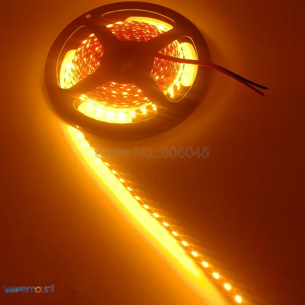 4 мм узкая ширина 5 м 2835 Светодиодная лента 120LED/м 600SMD 12V гибкие светодиодные ленты белое свечение, теплое белое свечение, синего, зеленого, красного, желтого IP20 в полоску