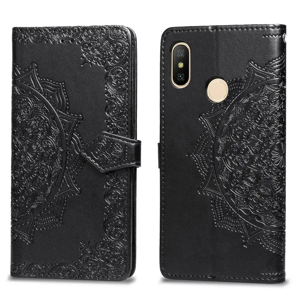 Кожаный чехол-бумажник с откидной крышкой для телефона Xiaomi Redmi Note 5 глобальная