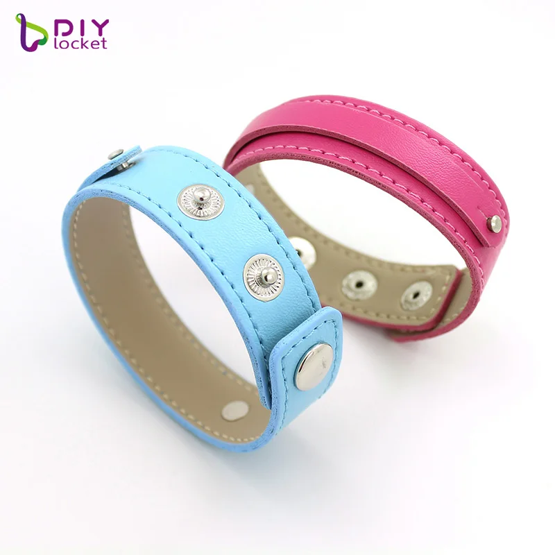 Разные цвета 18 + 8 Pu кожаный браслет подходит для Silde Charms LSBR037 * 10|Браслеты с шармами|