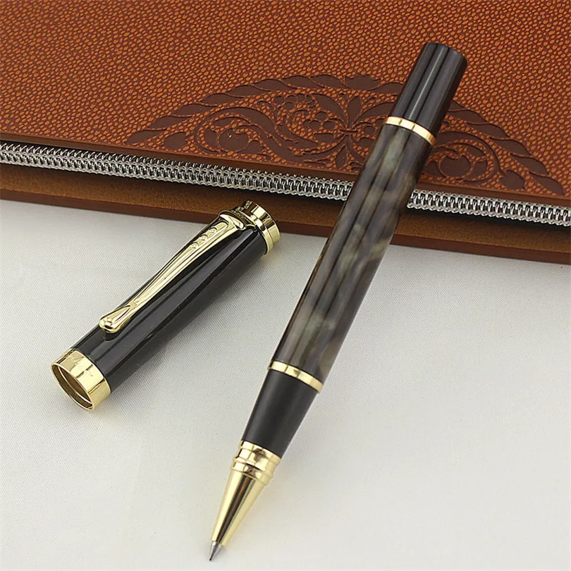 Роскошная металлическая шариковая ручка 0 7 мм nib Jinhao 500 Золотой зажим для офиса